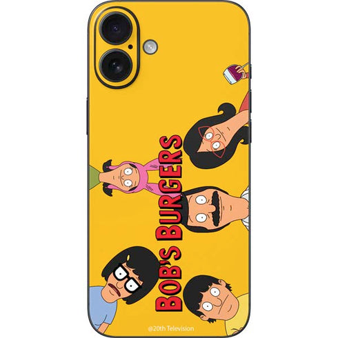 Bobs Burgers Stare iPhone 16 Plus Skin